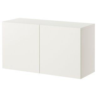 Настенный шкаф-трансформер, белый/белый Lappviken, 120x42x64 см BESTA / 494.318.66