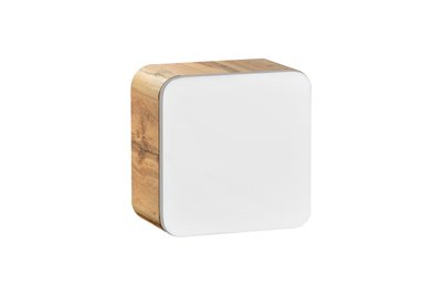 Шкафчик квадратный для ванной комнаты ARUBA / ARUBA 831;дуб крафт/білий глянець;