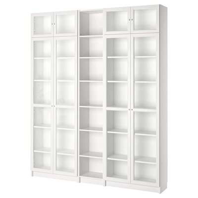 Книжный шкаф BILLY/OXBERG 200x30x237 см / 490.178.34;білий;
