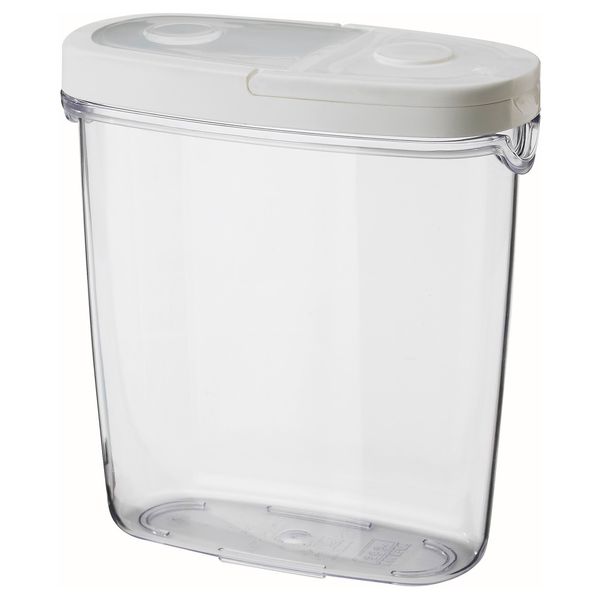 Пищевой контейнер IKEA 365+ 1,3 л. / 800.667.23;білий;пластик;