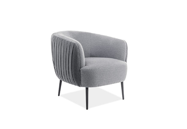Кресло LENOX 1 / сірий;тканина;