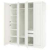 Комплект шкафа, белый/белый, 200x60x236 см. PAX/GULLABERG / 495.637.53 PAX/GULLABERG магазин Glance
