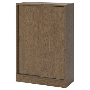 Шафа з розсувними дверцятами, шпон дуба коричневої тонування, 82x37x120 см TONSTAD / 304.892.30