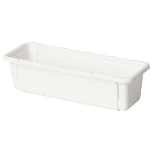 Розсувний контейнер, білий, 25-38x9 см KACKLA / 906.020.49
