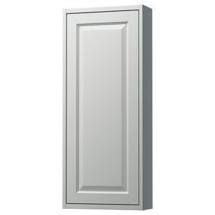 Настінна шафа з дверцятами, світло-сіра, 40x15x95 см TANNFORSEN / 305.351.09