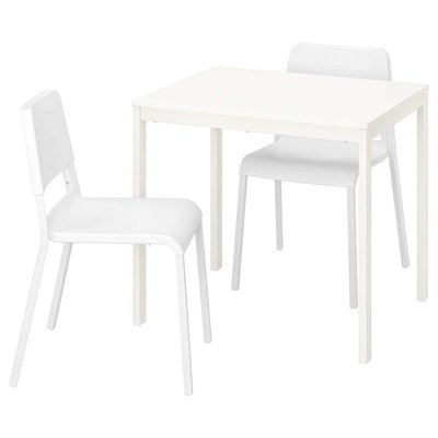 Стіл і 2 стільці VANGSTA / TEODORES / 192.212.09;білий;