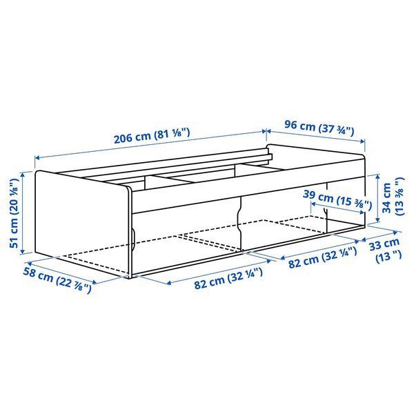 Кровать с ящиками для хранения, белая, 90x200 см. KLIPPUGGLA / 196.273.46 KLIPPUGGLA магазин Glance Кровать с ящиками для хранения, белая, 90x200 см. KLIPPUGGLA / 196.273.46
