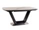 Кухонний стіл ARMANI CERAMIC / ARMANIBC160;білий/чорний мат;