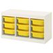 Стелаж с 9-контейнерами TROFAST 99x44x56 см / 492.284.69;білий/жовтий;