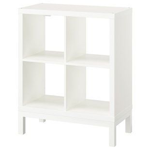 Полка с несущим каркасом, белая/белая, 77x94 см. KALLAX / 894.426.41