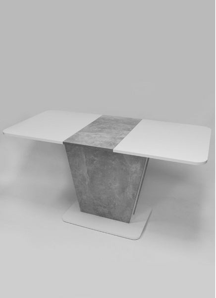 Кухонний стіл COSMO / білий/сірий;