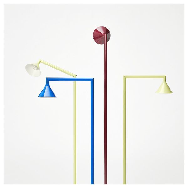 Напольная лампа, синяя, 182 см. IKEA PS 2026 / 506.085.19