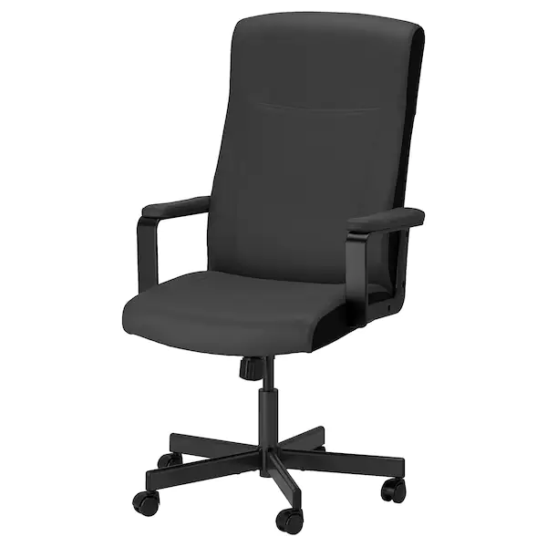 Офісне крісло MILLBERGET / 704.893.94;чорний;екошкіра;