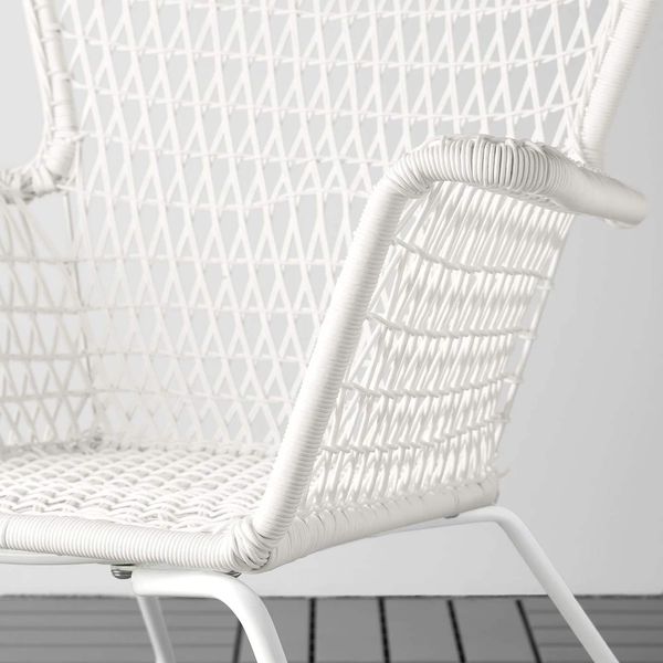Кресло садовое HOGSTEN / 502.098.65;білий;