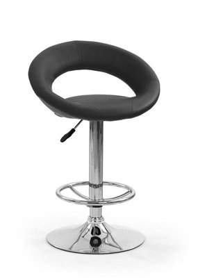 Барний стілець H15 / V-CH-H/15-CZARNY;чорний;сталь;