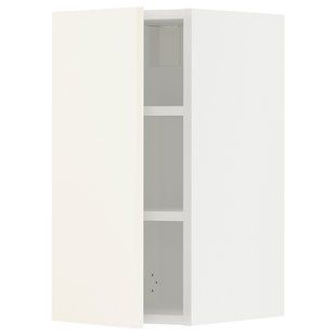 Настенный шкаф с полками, белый/Vallstena white, 30x60 см METOD / 295.072.68