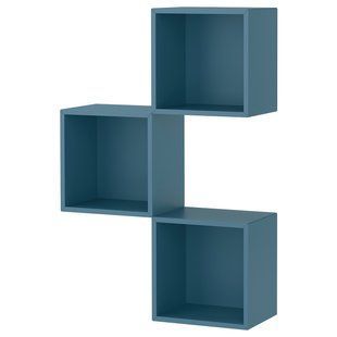 Комбінація навісних шаф, темно-сіро-синій, 70x25x105 см EKET / 196.020.77