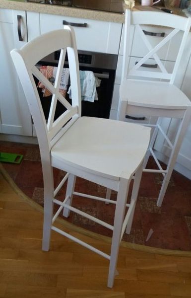 Барний стілець CD-964 / білий;Дерево;