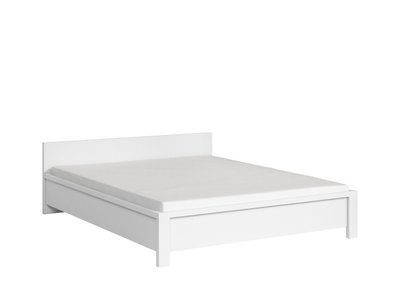 Ліжко Kaspian 160 / S128-LOZ/160-BI/BIM;білий/білий мат;