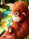 Плюшевая игрушка DJUNGELSKOG орангутанг / 004.028.08;коричневий;66;