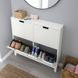 Тумба для взуття STALL 96x17x90 cm / 605.302.66;білий;