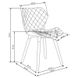 Кухонный стул K277 / V-CH-K/277-KR-POPIEL;сірий;