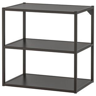 Настільна шафа з полицями, антрацит, 60x40x60 см ENHET / 604.489.74