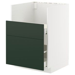 Шафа TALLSJ&Ouml;N, білий/Хавсторп темно-зелений, 60x60 см METOD/MAXIMERA / 195.572.73