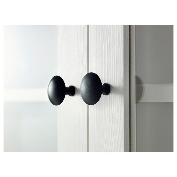 Шкаф-витрина с шухлядами HEMNES / 503.717.72;білий;