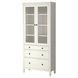 Шкаф-витрина с шухлядами HEMNES / 503.717.72;білий;