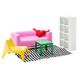 Мебель для кукольного домика HUSET / 502.355.10;різнокольоровий;пластик;