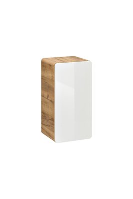Шкафчик для ванной комнаты низкий ARUBA / ARUBA 810;дуб крафт/білий глянець;