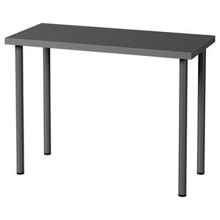 Стол, темно-серый, 100x45 см LINNMON/ADILS / 295.902.05