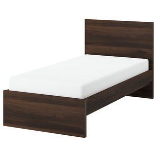 Каркас ліжка, під темно-коричневий дуб/ЛурОй, 90x200 см STORKLINTA / 596.288.67
