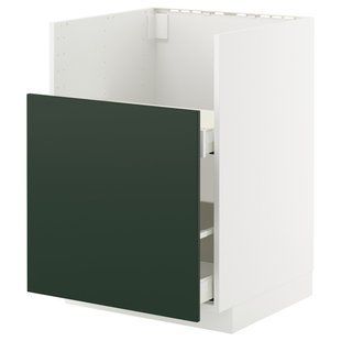 Шафа TALLSJ&Ouml;N, білий/Хавсторп темно-зелений, 60x60 см METOD/MAXIMERA / 595.565.54