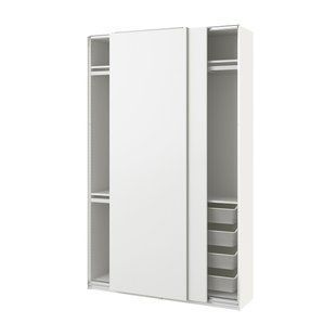 Комбінація шаф, білий/білий, 150x43x236 см PAX/HASVIK / 994.332.31