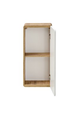 Шкафчик для ванной комнаты верхний ARUBA / ARUBA 830;дуб крафт/білий глянець;