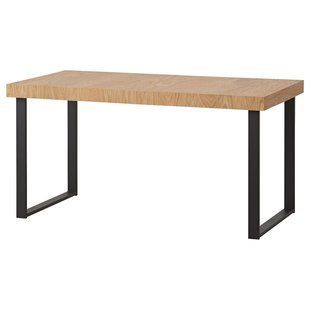 Розкладний стіл, дуб/чорний шпон, 150/200x80 см TARSELE / 705.813.59