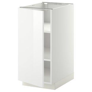 Стіл/шафа-полиця, білий/Рінгхульт білий, 40x60 см METOD / 694.678.21