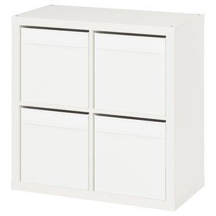 Полка, белая/Drona white, 77x39x77 см KALLAX / 496.025.04