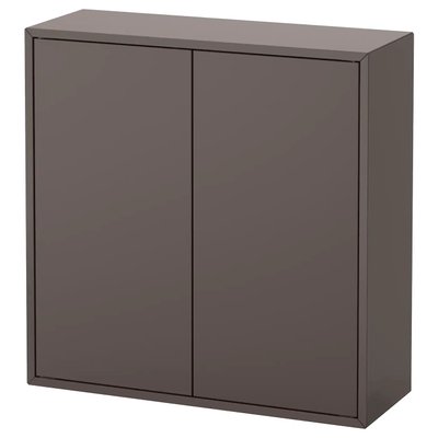Шкафчик з 2 дверцятами i 2 полицями EKET 70x25x70 см / 403.449.39;темно-сірий;