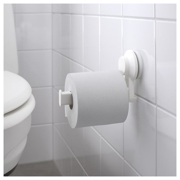 Тримач для туалетного паперу TISKEN / 403.812.91;білий;пластик;