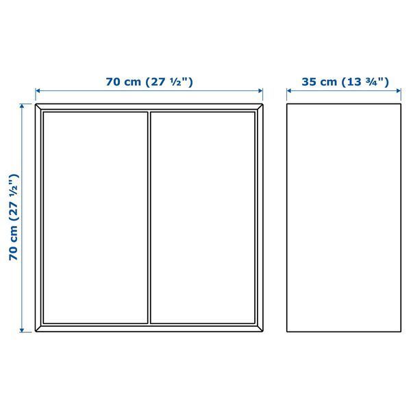 Комбінація навісних шаф, білий/бежевий, 175x35x70 см EKET / 096.020.49 EKET магазин Glance Комбінація навісних шаф, білий/бежевий, 175x35x70 см EKET / 096.020.49