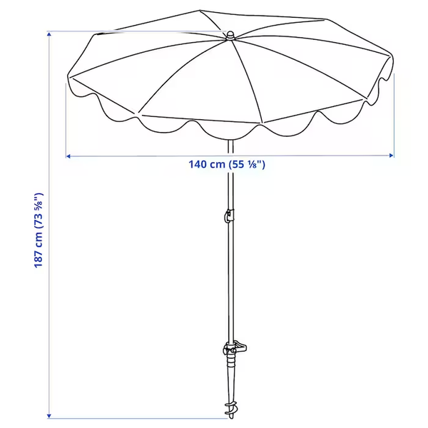Садовый зонт STRANDON / 705.227.65;