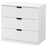 Комод NORDLI на 3 ящика / 692.394.95;білий;80x76 ; NORDLI магазин Glance