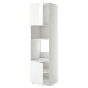 Высокий шкаф для встраиваемой бытовой техники, белый/Ringhult белый, 60x60x220 см METOD / 494.582.00
