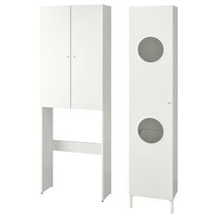 Комбінація для білизни, білий колір, 105x32x190 см NYSJON / 094.159.53