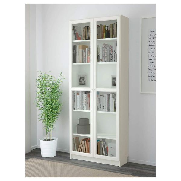 Книжный шкаф BILLY/OXBERG 80x202 см / 690.178.28;білий;