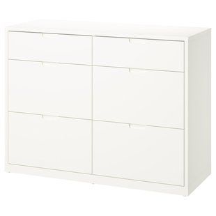 Комод, 6 шухляд, кремовий, 120x47x91 см TONSTAD / 806.146.27