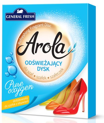 Дисковый освежитель для гардероба GENERAL FRESH Arola / Pure Oxygen;